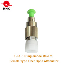 FC / APC Singlemode Stecker auf Buchse Typ Fiber Optic Dämpfungsglied